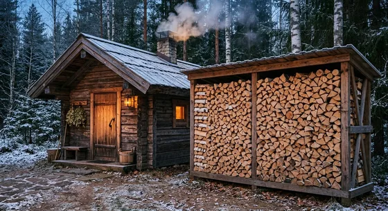 Укладка дров в Лобне, улица Южная, 10